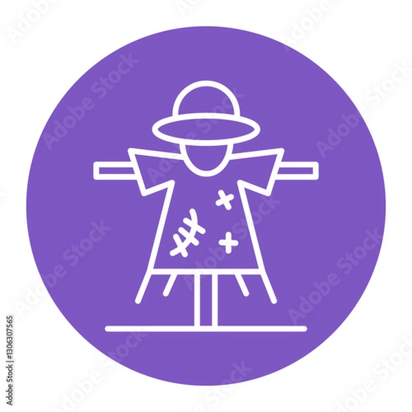 Fototapeta Scarecrow Icon