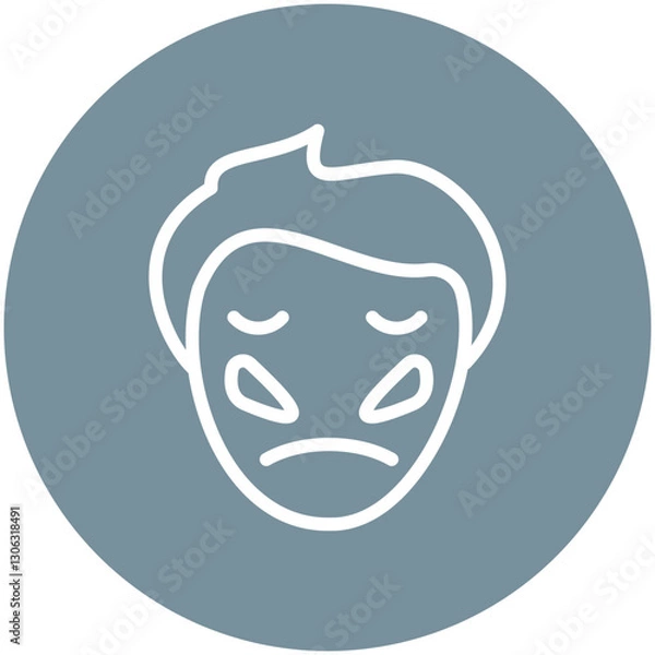 Fototapeta Dark Circles Icon