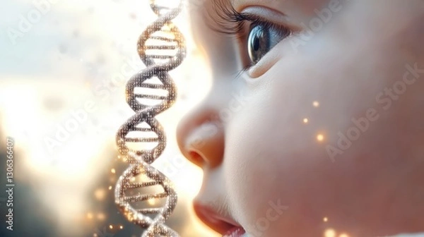 Obraz Baby's Face, DNA, Sunset