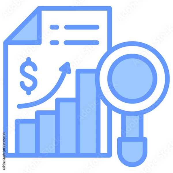 Fototapeta Report Analysis Icon