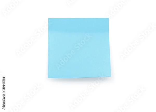 Fototapeta blue sticky note paper