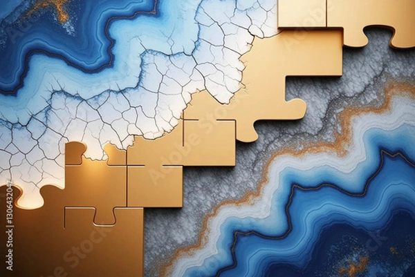 Obraz jigsaw puzzle piece