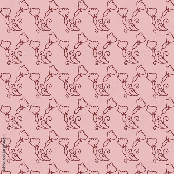 Obraz seamless floral pattern