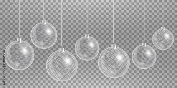 Fototapeta Christmas ball. New years decoration. Eps10 vector design. 
