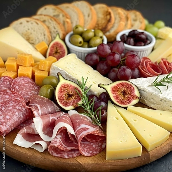 Obraz Charcuterie & Cheese Extravaganza * The Ultimate Grazing Board