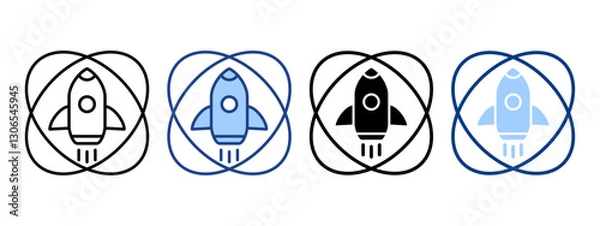 Fototapeta Lean Simple Icon Vector Illustration Concept