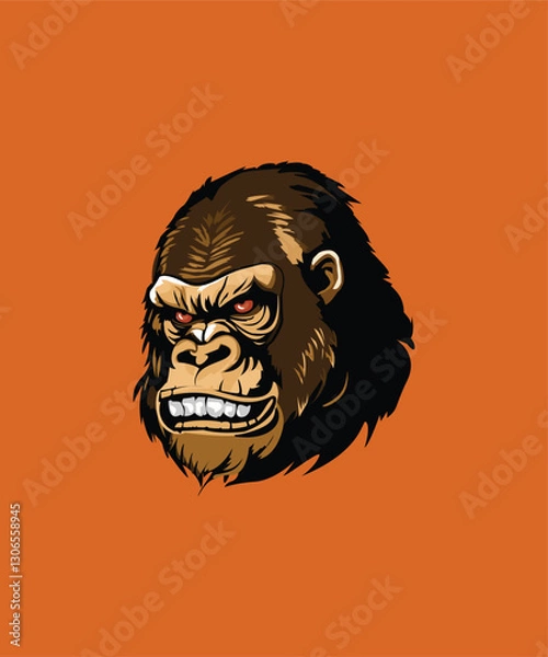 Obraz gorilla vector