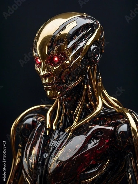 Obraz Molten Elegance: The Alien Machine Beyond Reality