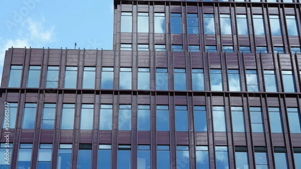 Obraz One museum reconstructed from the old factory buildings in shanghai of the China