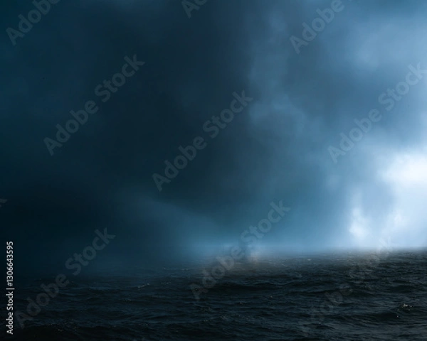 Fototapeta Storm cloud sky weather bad grey backgorund, overcast landscape texture abstract cloudy meteorology rainy sky dark night stomy nature, black co2 pm. 2.5 effect changing danger.