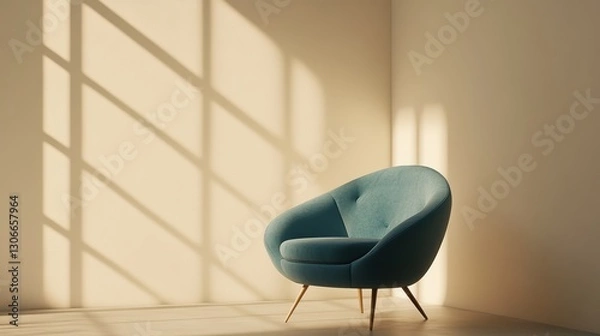 Fototapeta With Interior design in Garden