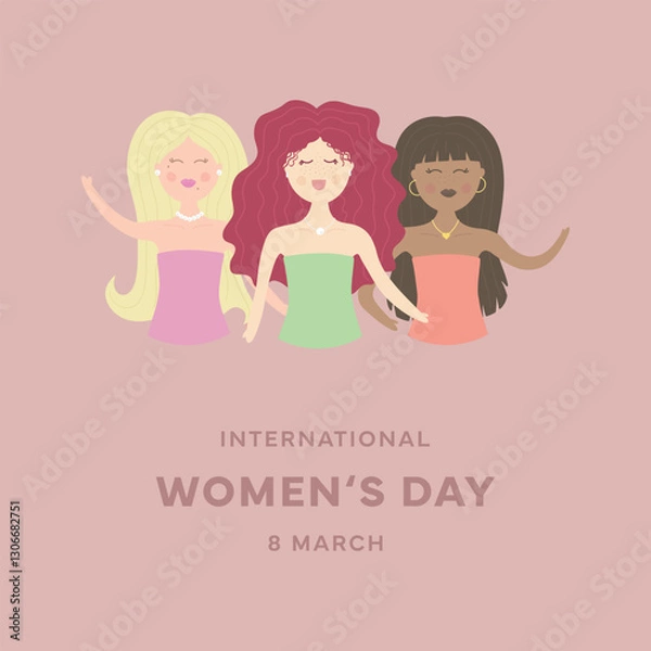 Obraz International Womens Day vector illustration