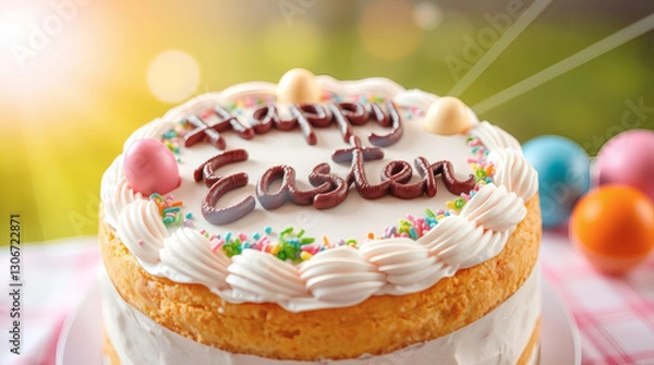 Obraz Happy Easter cake | generative AI