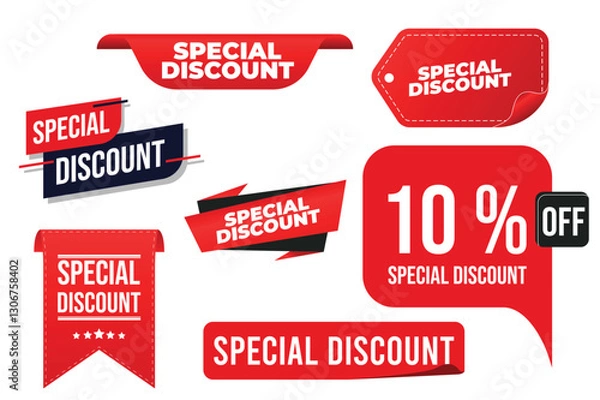 Obraz Special Discount Labels Collection