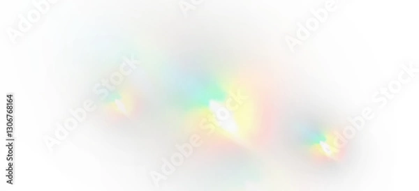 Fototapeta PNG crystal diamond, rainbow prism light overlay, spectrum glass effect sparkle, rainbow light, optical bokeh. PNG crystal diamond, rainbow prism light overlay, spectrum glass effect sparkle, rainbow 