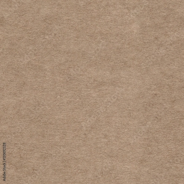 Obraz Seamless tan kraft paper background. Seam free recycled card stock wallpaper.