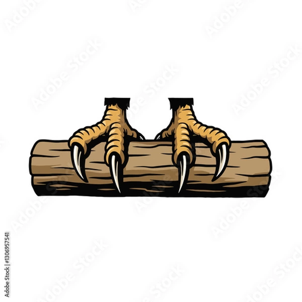 Fototapeta Eagle Talons Vector Logo Design