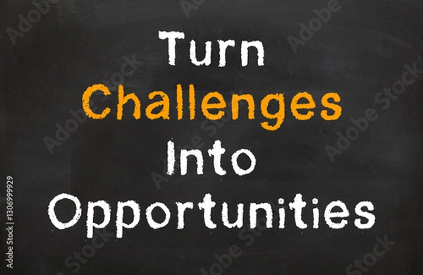 Obraz Turn Challenges into Opportunities