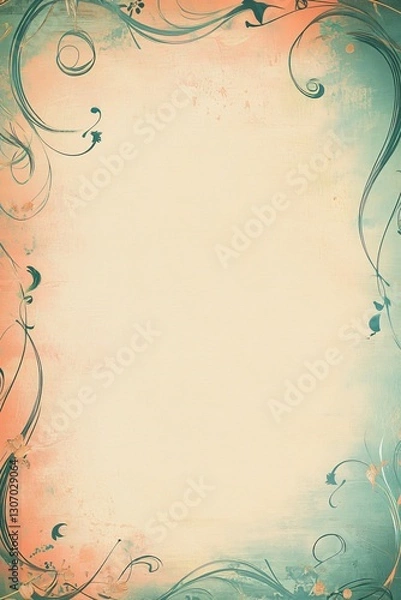 Fototapeta soft invitation template