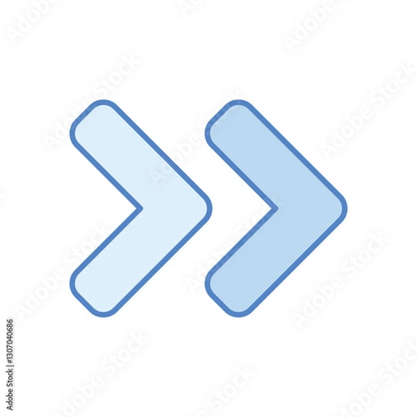 Obraz Right Arrow stock illustration
