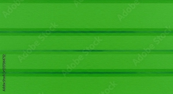 Fototapeta Vibrant Green Horizontal Stripes Texture. AI Generated