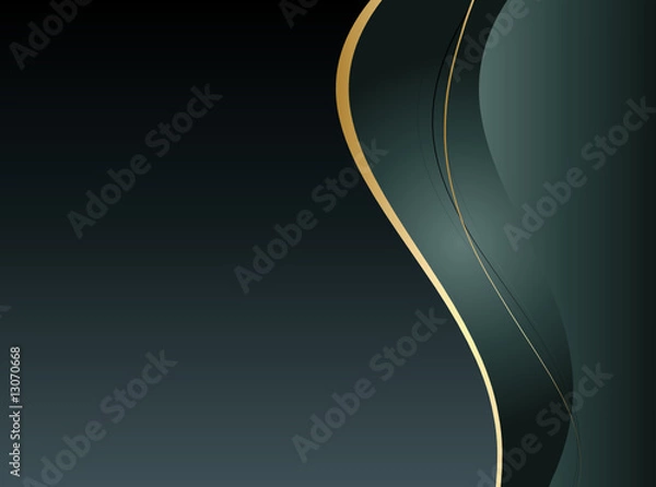 Fototapeta Background with abstract smooth lines