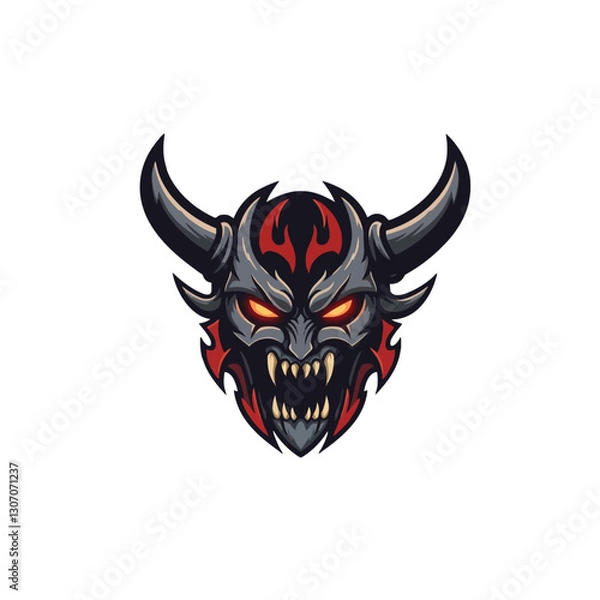 Fototapeta Demonic Flame Warlord