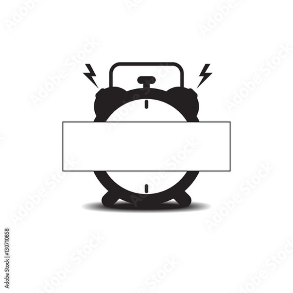 Obraz vector illustration of alarm clock