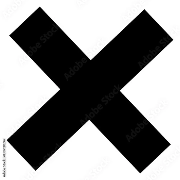 Obraz バツモノクロ