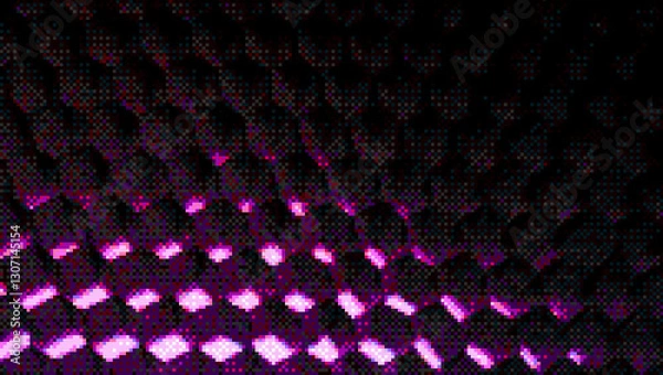Fototapeta Pixelated Halftone Dot Art Background