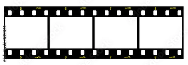 Obraz tira de negativos