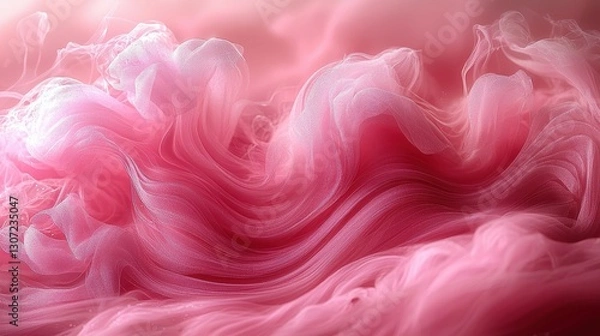 Fototapeta Abstract Pink Liquid Flowing