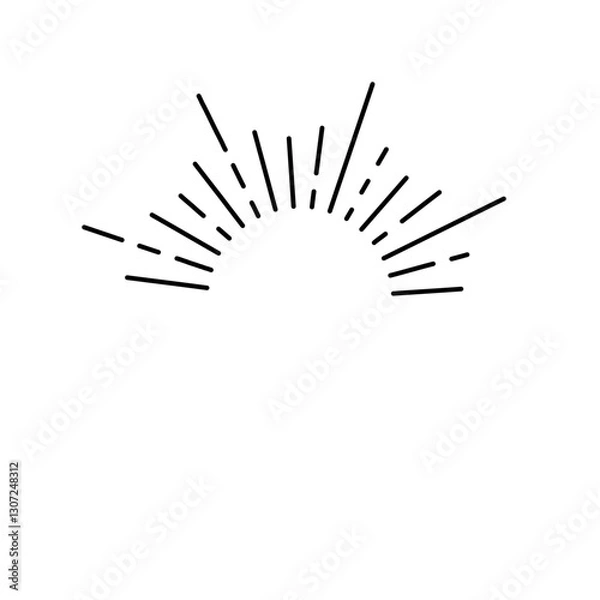 Obraz 太陽フレーム半分