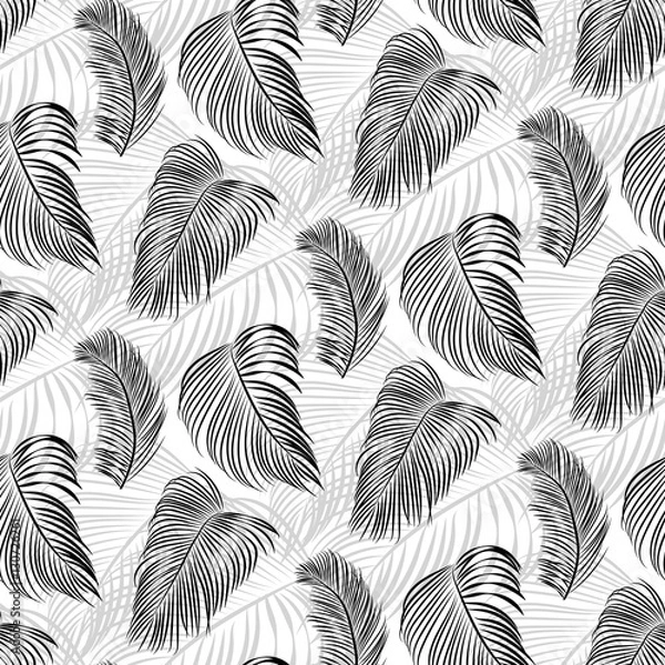 Fototapeta vector palms pattern