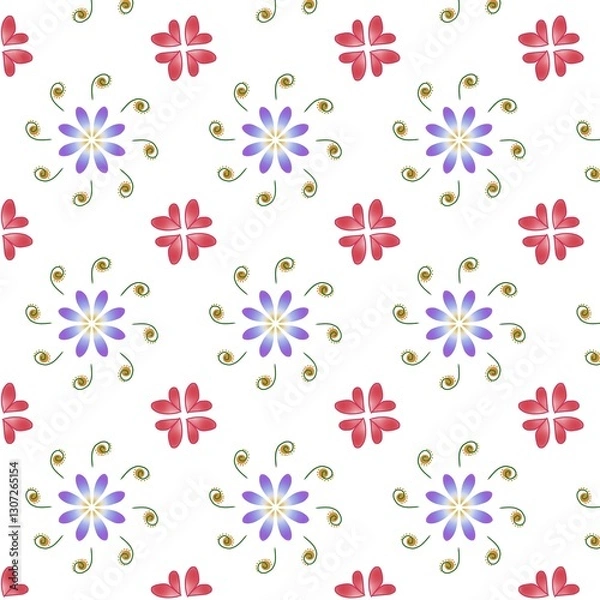 Obraz seamless floral pattern
