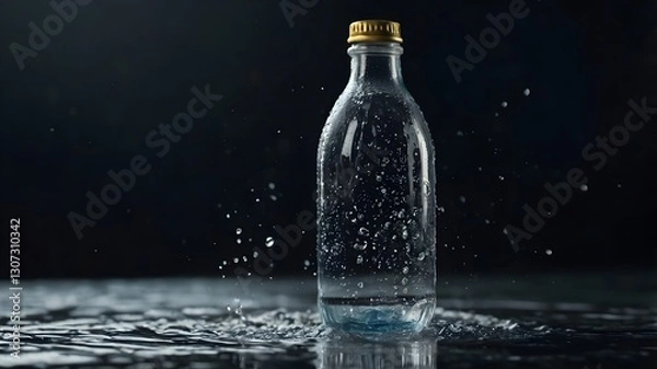 Obraz WATER BOTTLE SPLASH