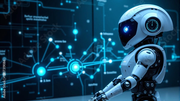 Obraz Advanced Robotics and AI Integration