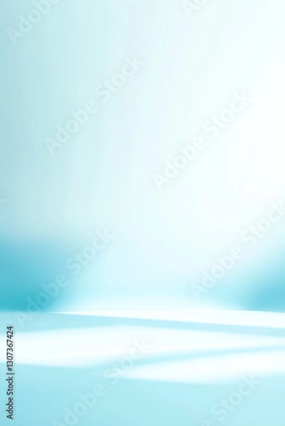 Obraz A serene abstract background with soft blue tones and smooth gradients.