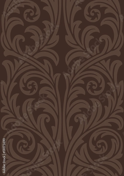 Obraz Seamless Floral Web Background