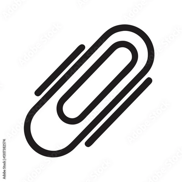 Obraz Paper Clip Icon Vector Illustration