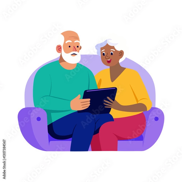Obraz doctor and patient isolated on a transparent background