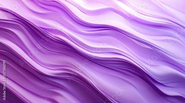 Fototapeta Abstract purple and pink wavy folds.  Possible use graphic design background
