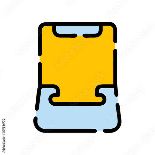 Obraz Paper Holder Icon Vector Illustration