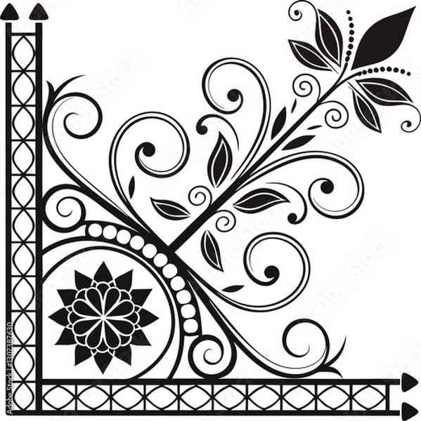 Obraz Metal Railing Vectors & Illustrations