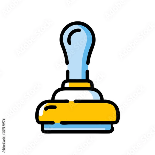 Obraz Rubber Stamp Icon Vector Illustration