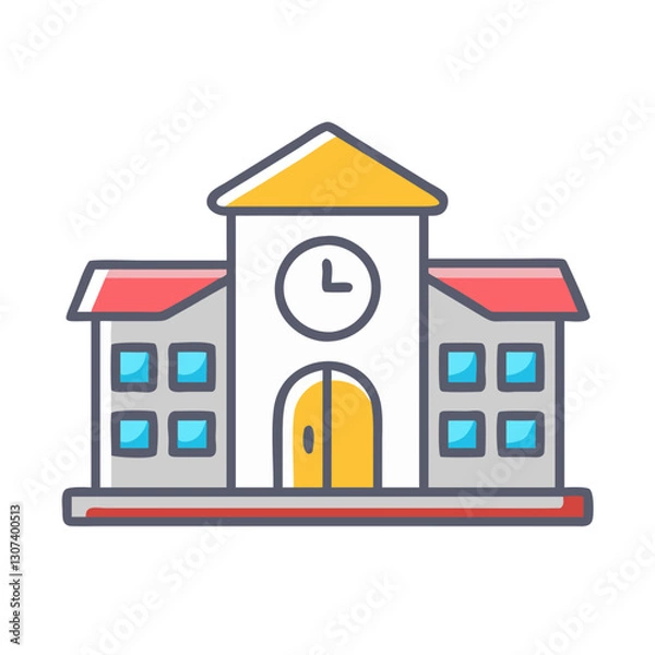 Obraz school Icon Vector Illustration