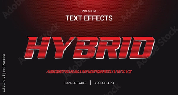 Fototapeta Sports editable text effect, Abstract digital technology modern alphabet fonts, Speed automotive racing sports text