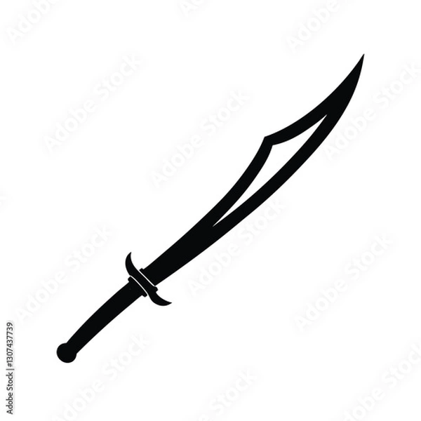 Fototapeta sword vector illustration