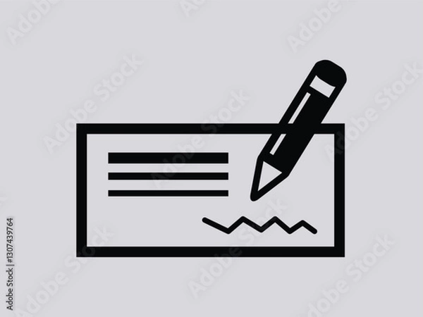 Fototapeta check list icon