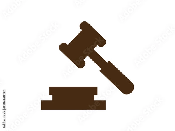 Obraz hammer and nails with white background